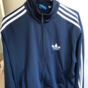 Original Adidas Tracksuit TOP. In blue.
